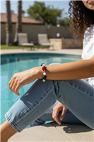 Bracciale Domar Donna Bracciale pietre dure in Lega metallica Peridoto BR-SHA-5 - BR-SHA-5